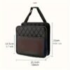 1pc PU Leather Car Seat Organizer 