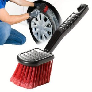 Ergonomic Soft Bristle Wheel Cleaning Brush