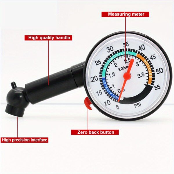 High-precision Mechanical Tire Pressure Gauge