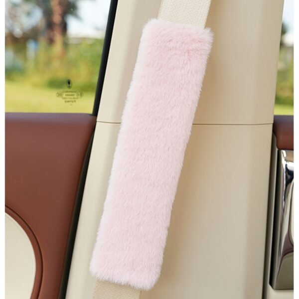 Plush Seat Belt Covers (2pcs Soft Comfort Pads)