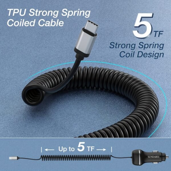 51W USB-C Super Fast Car Charger Dual Port