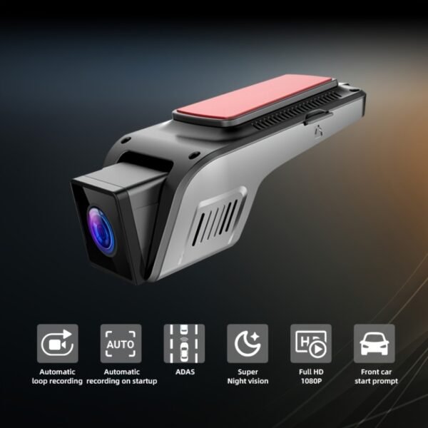 1080P Metal Dash Cam with a 130° Wide Angle