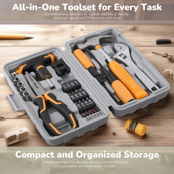 30pcs Car Repair Tool Set (Compact Home Toolbox)