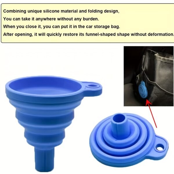 Multi-Purpose Car Fluid Funnel (For Oil & Washer Fluid)