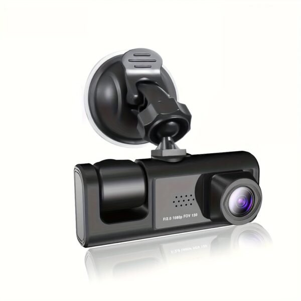 Dual Lens Dash Cam 1080P + 480P Interior Night Vision