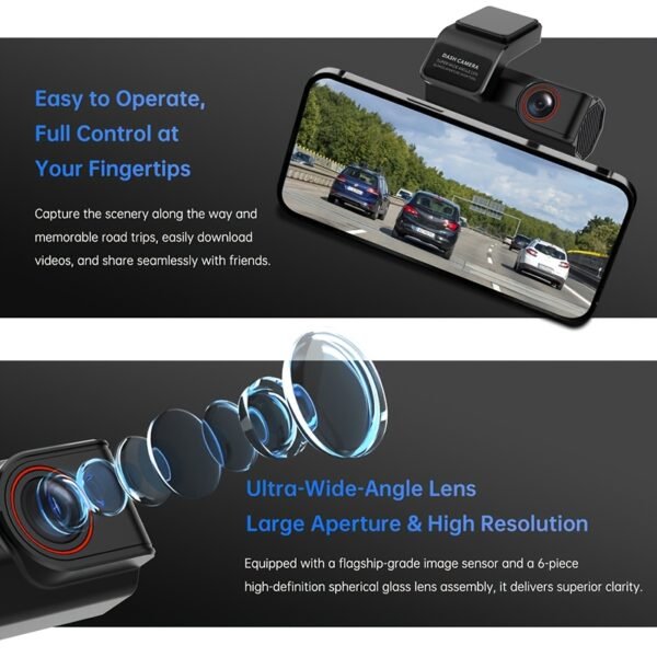 1080P Full HD Dash Cam Ultra Wide Angle