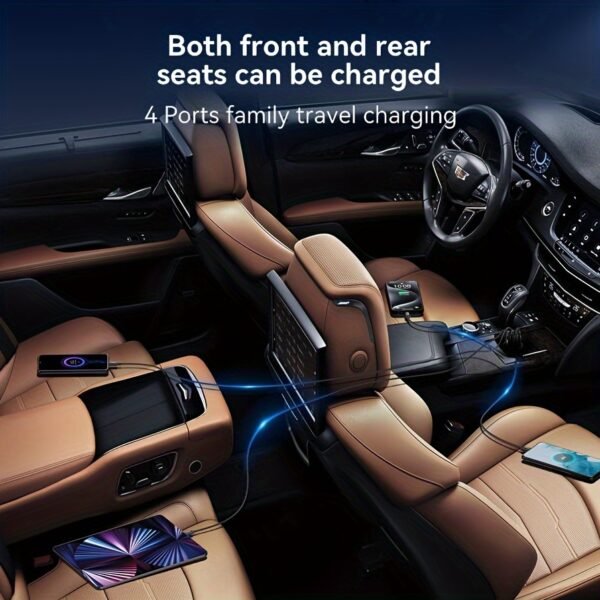 USB-C Fast Car Charger Compact Design