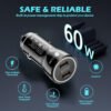 60W USB C Super Fast Car Charger