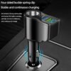 4-in-1 Multi-Port Car Charger (2 USB + Type-C)