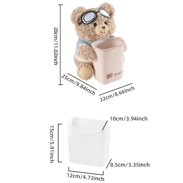 2-in-1 Cute Car Tissue Holder & Trash Can