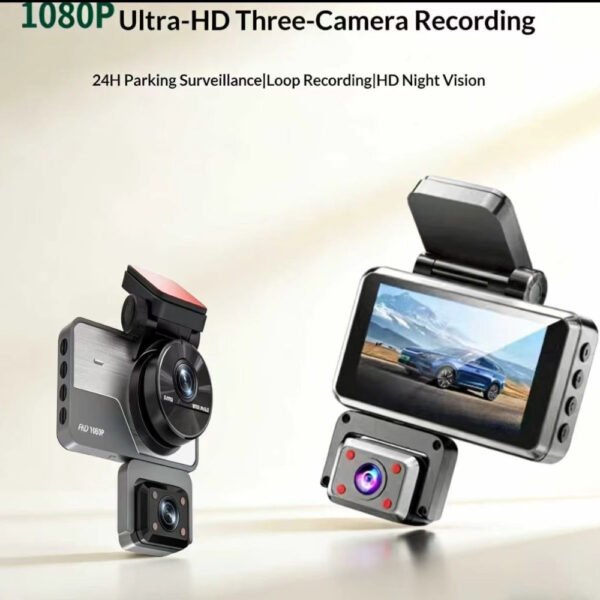 Four Channel Dash Cam Quad Recording System