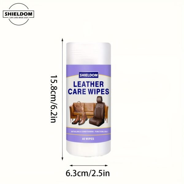 Leather Conditioner Wipes for Car Seats & Sofa