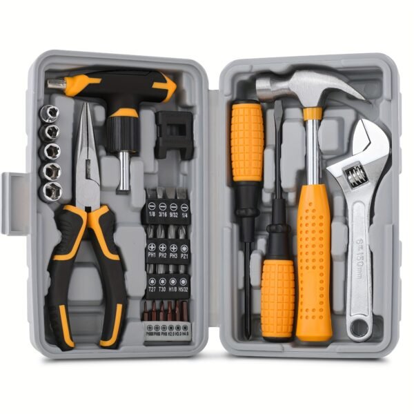 30pcs Car Repair Tool Set (Compact Home Toolbox)