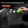 1pc PU Leather Car Seat Organizer 