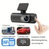 4K + 1080P Dual Dash Cam Front & Rear