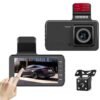 Car Dash Camera with 10.16cm Screen - Front and Rear Dual Lens Car DVR Driver Recorder