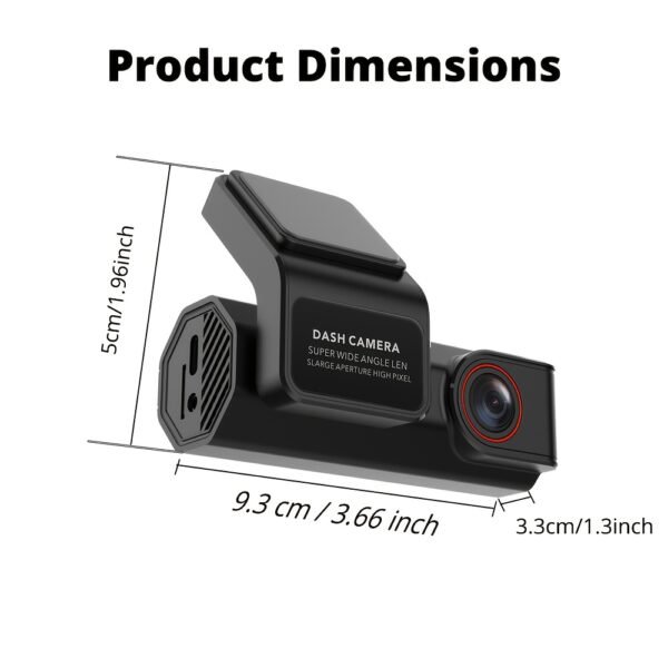 1080P Full HD Dash Cam Ultra Wide Angle