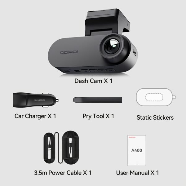 DDPAI A400 4K Dash Cam Smart DVR