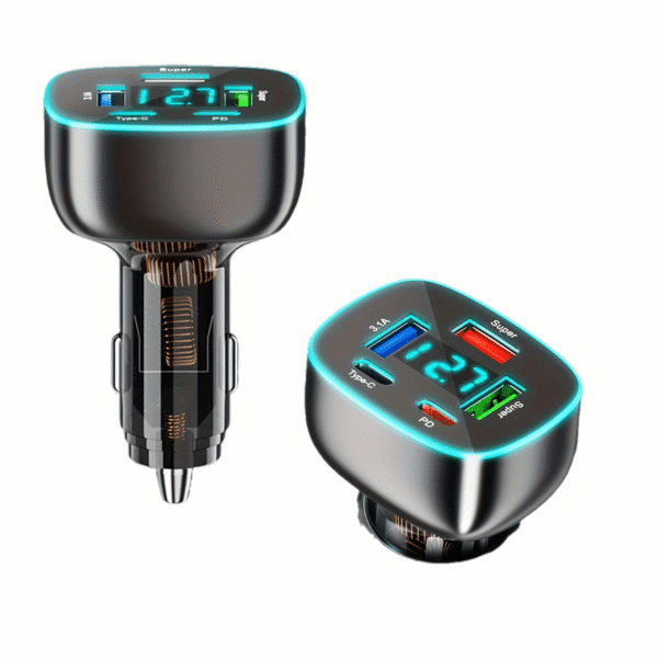 250W Ultra-Fast PD Car Charger (5A High Power)