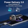 51W USB-C Super Fast Car Charger Dual Port