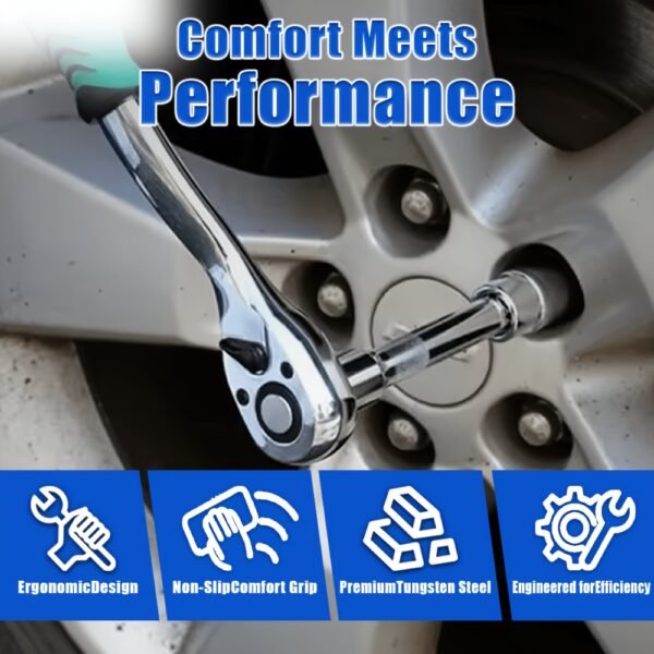 53pcs Car Repair Tool Kit (Dual-Purpose Set)