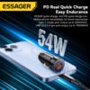 Essager 54W Fast Car Charger (QC 3.0 + PD 3.0)