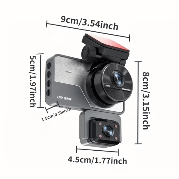 Four Channel Dash Cam Quad Recording System